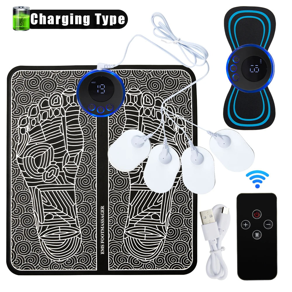 EMS Foot Massager Mat Muscle Stimulator