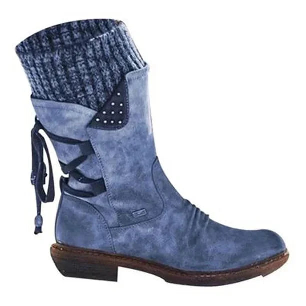 Premium Waterproof boots with mid-calf zip