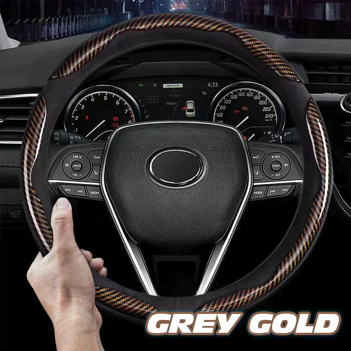 Premium Micro fiber Anti-Slip Car Steering Wheel Cover Universal Fit For All Car - SAVVY LUXE