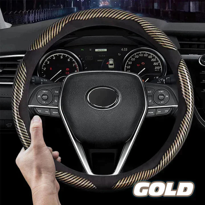Premium Micro fiber Anti-Slip Car Steering Wheel Cover Universal Fit For All Car - SAVVY LUXE