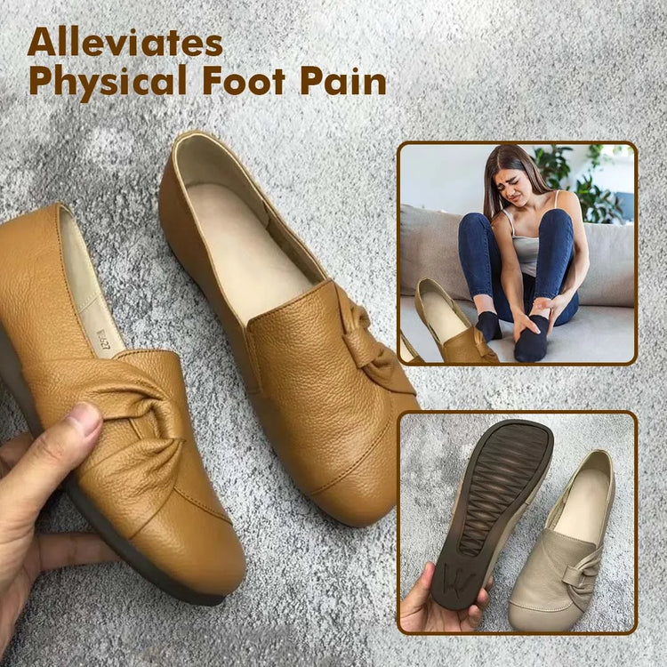 Last Day Promotion 60% OFF - Women's leather soft-soled non-slip shoes