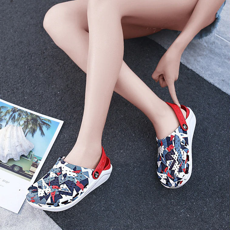azfleek Sandals Fashion Breathable Men Clogs Slippers Soft Bottom Beach Sandals