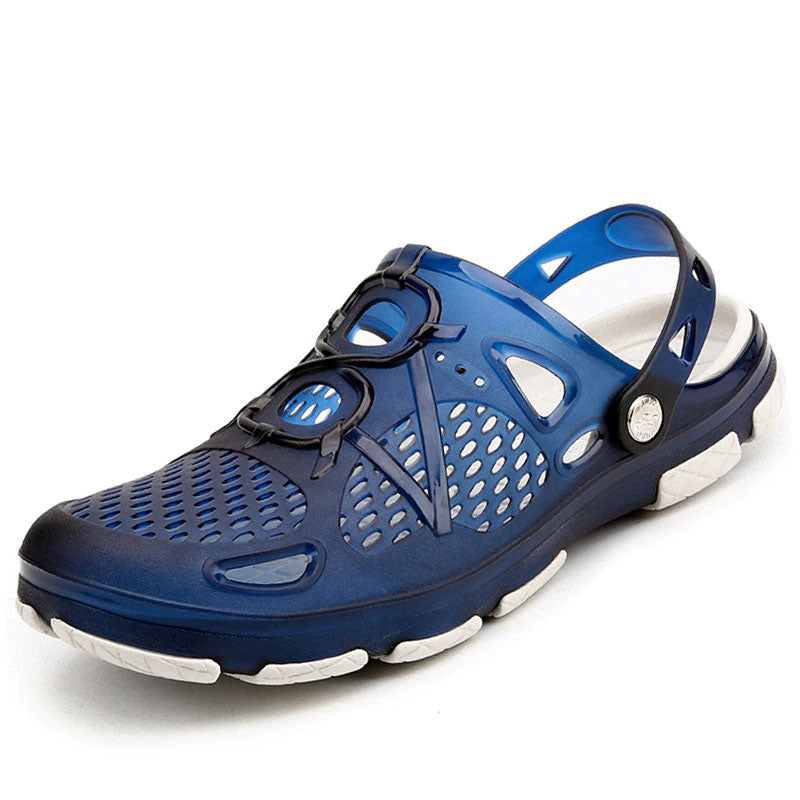 azfleek Sandals Men Summer Slippers Outdoor Beach Water Sandals Blue / 7