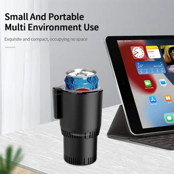 12V Smart Car Hot and Cold Cup - Mini Portable Cooler and Heater
