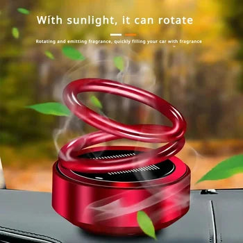Solar-Powered Rotating Car Air Freshener