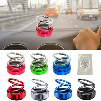 Solar-Powered Rotating Car Air Freshener