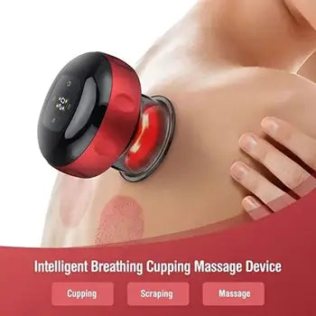 Smart Vacuum Cupping and Massage Device with Heating