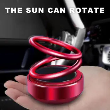 Solar-Powered Rotating Car Air Freshener