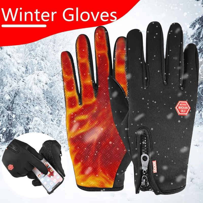Premium Ultimate Winter Thermal Gloves For Cycling, Running, Hiking, Trekking