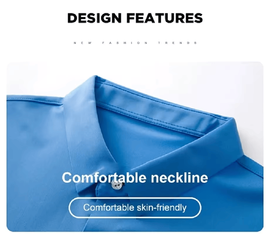 GentClassic - Men's Breathable Ice-Silk Stretch Shirt