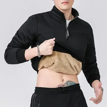 Men's Fleece Lined Thermal T-Shirt.