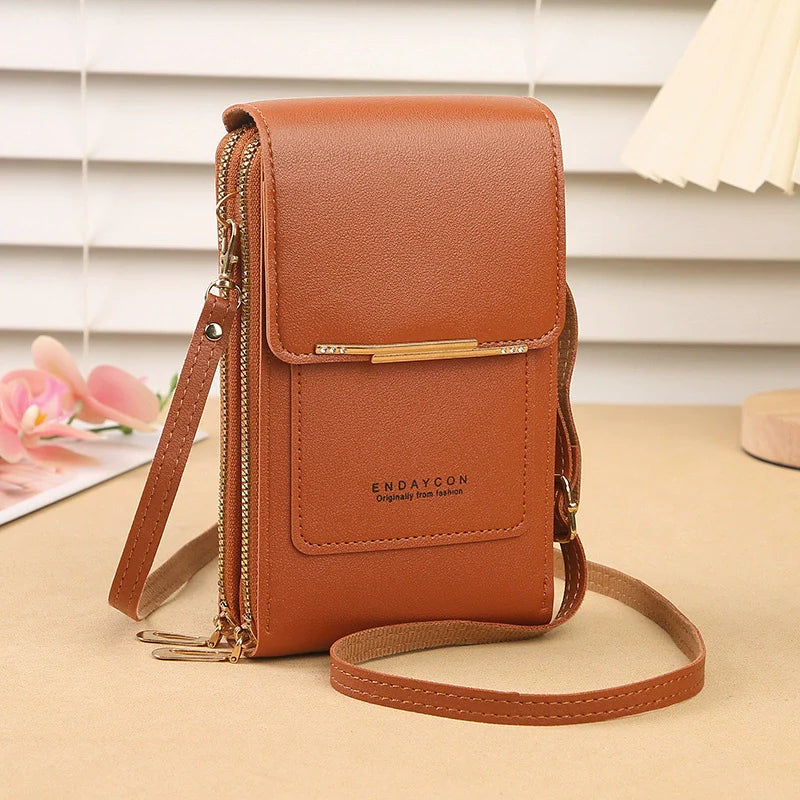 ENDAYCON Touchscreen Crossbody Phone Bag