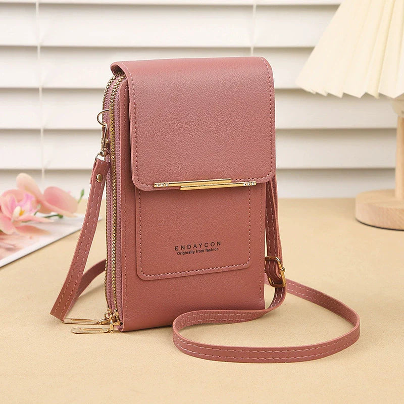 ENDAYCON Touchscreen Crossbody Phone Bag