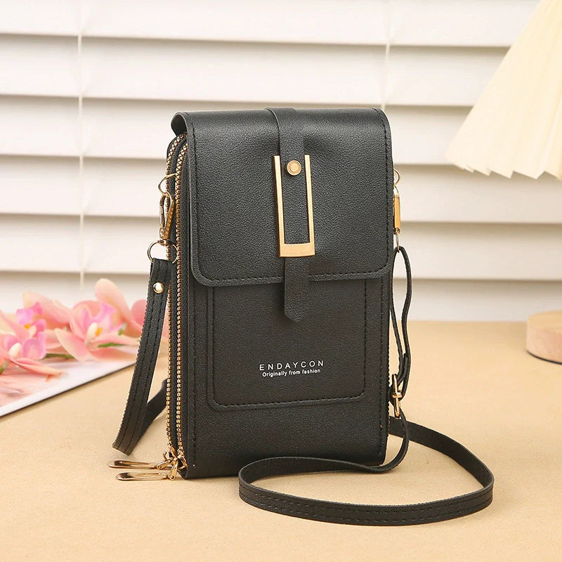 ENDAYCON Touchscreen Crossbody Phone Bag