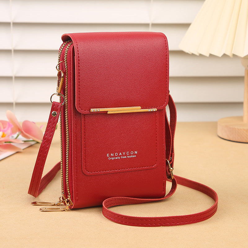 ENDAYCON Touchscreen Crossbody Phone Bag