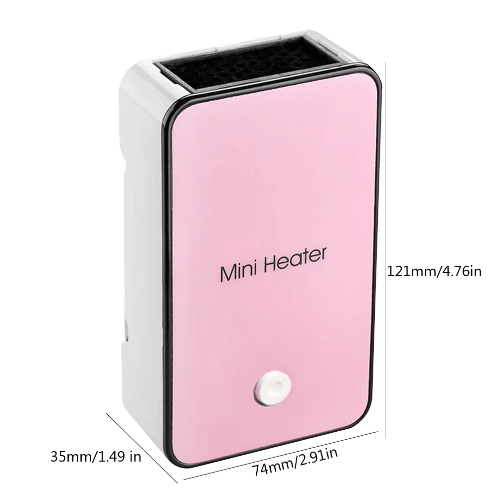 Portable Electric Heater & Hand Warmer - Mini Fan for Home & Dormitory