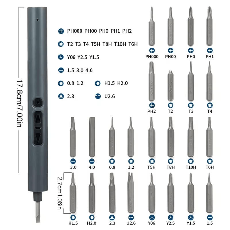 28-in-1 Portable Electric Screwdriver
