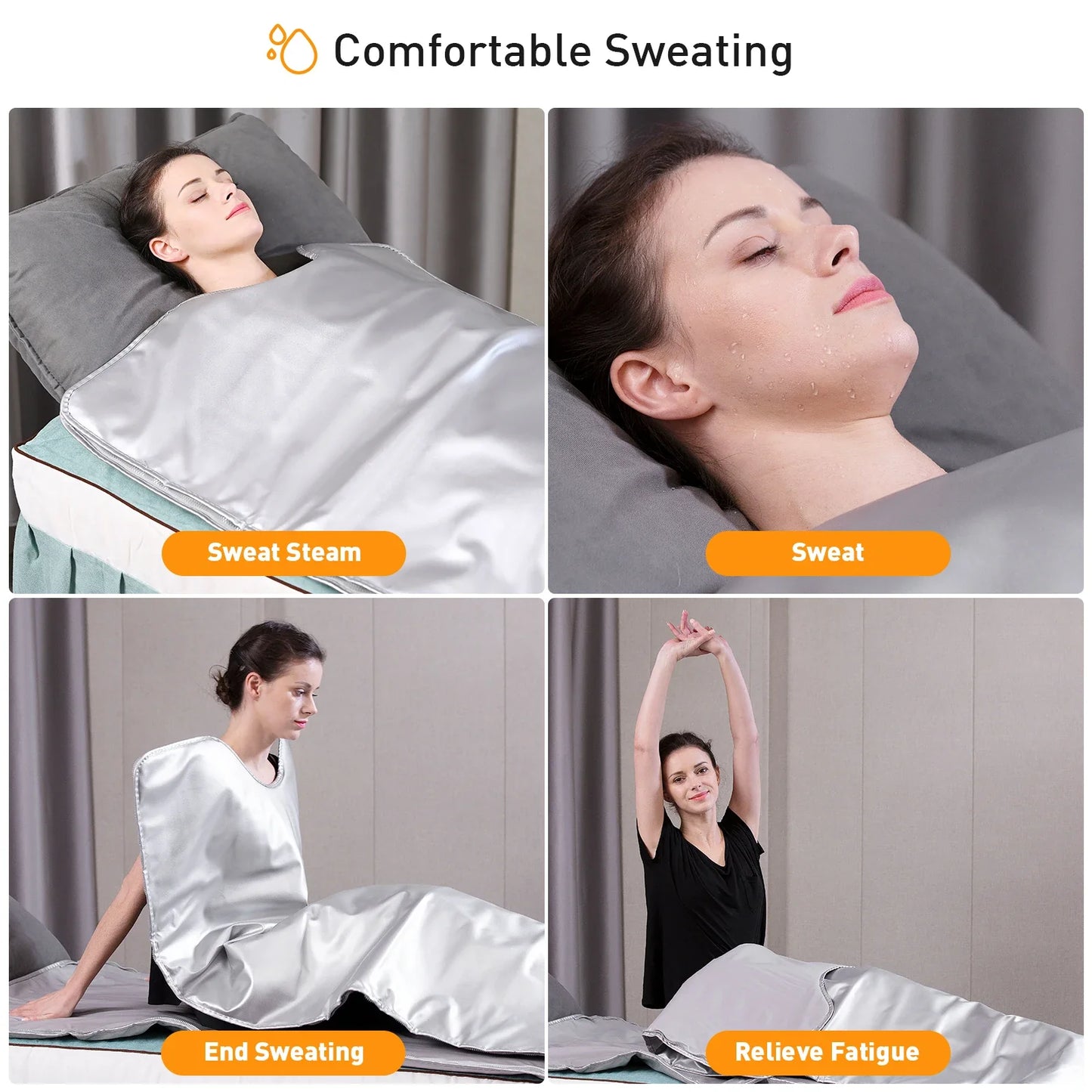 Electric Sauna Slimming Blanket 180x80cm