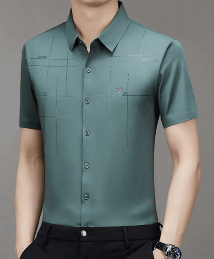 GentClassic - Men's Breathable Ice-Silk Stretch Shirt