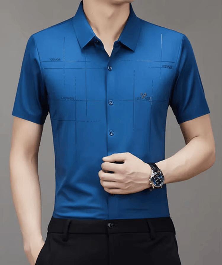 GentClassic - Men's Breathable Ice-Silk Stretch Shirt