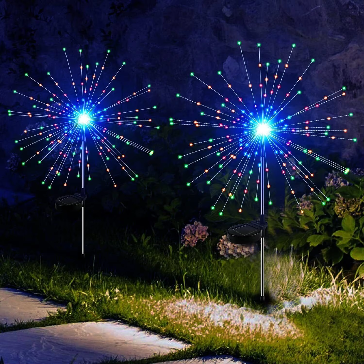 Solar Firework LED Garden Lights