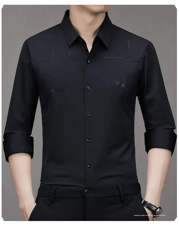 GentClassic - Men's Breathable Ice-Silk Stretch Shirt