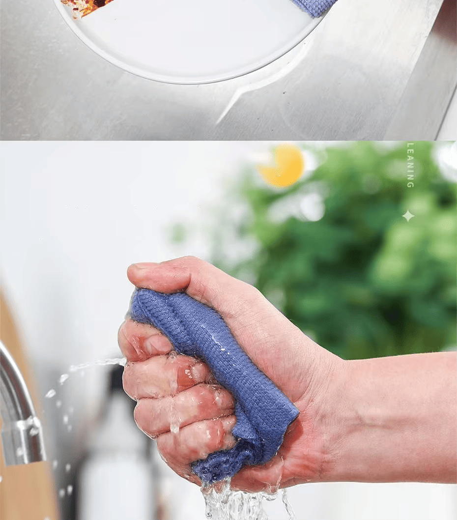 Disposable Lint-Free Kitchen Wipes – Oil-Free, Ultra-Fine Fiber