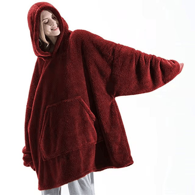 Long Sleeves With Pockets Hoodie Pajamas Women