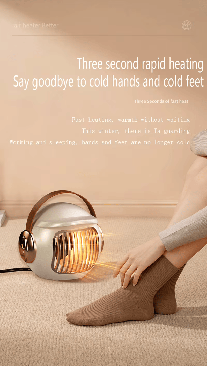 Home Heater Small Sun Energy Save Electric Heating Warm Air Blower Portable Mini Fan Electric Space Fan Heater For Home Heating