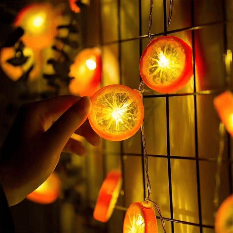 2023 USB Fruit Lemon LED String Lights