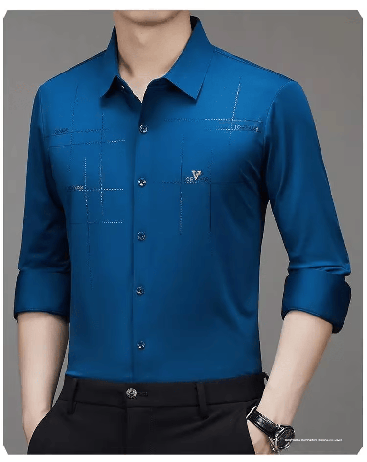 GentClassic - Men's Breathable Ice-Silk Stretch Shirt