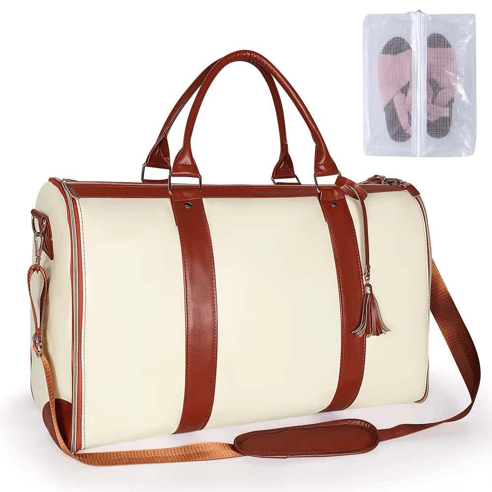 2024 Waterproof Leather Suit Travel Bag