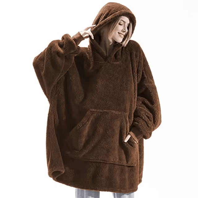 Long Sleeves With Pockets Hoodie Pajamas Women