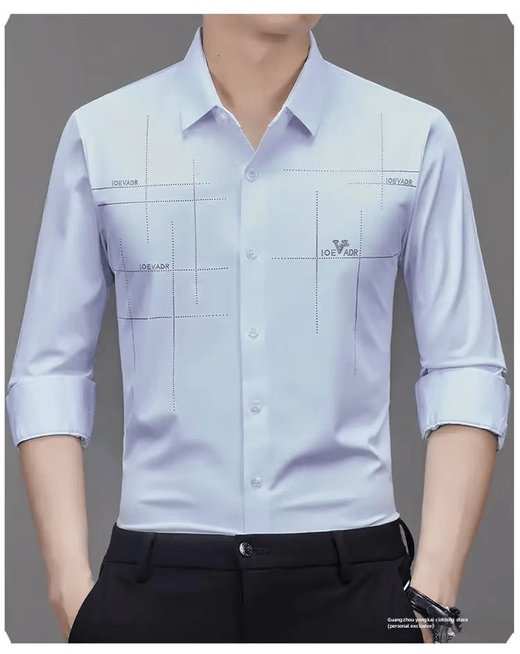 GentClassic - Men's Breathable Ice-Silk Stretch Shirt