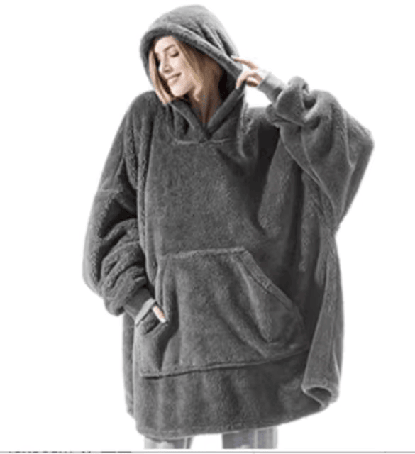 Long Sleeves With Pockets Hoodie Pajamas Women