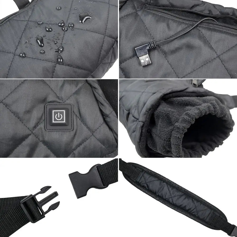 Portable Electric Heated Hand Warmer Waist Bag