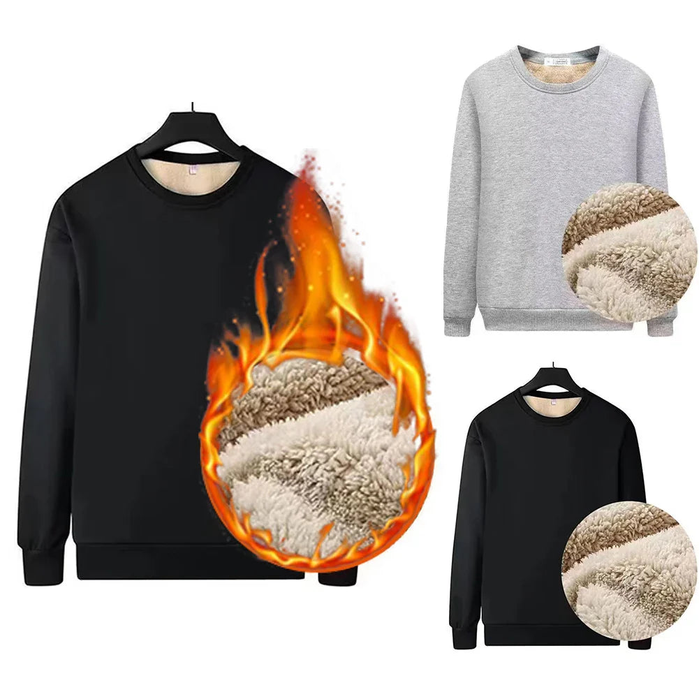 Men's Fleece Lined Thermal T-Shirt.