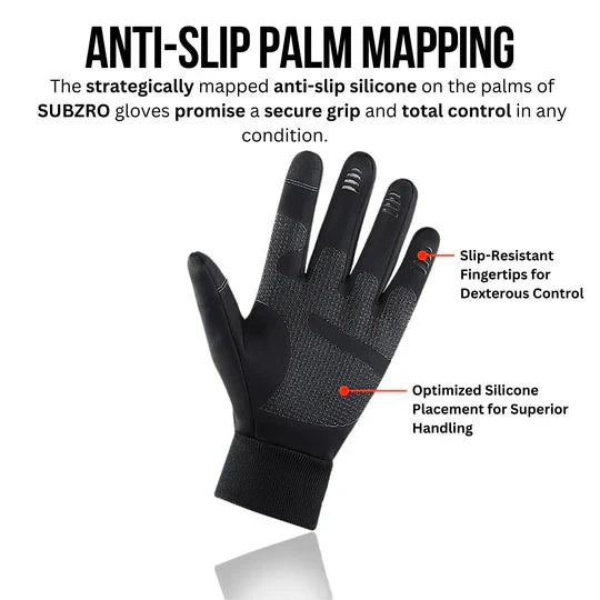 Premium Ultimate Winter Thermal Gloves For Cycling, Running, Hiking, Trekking