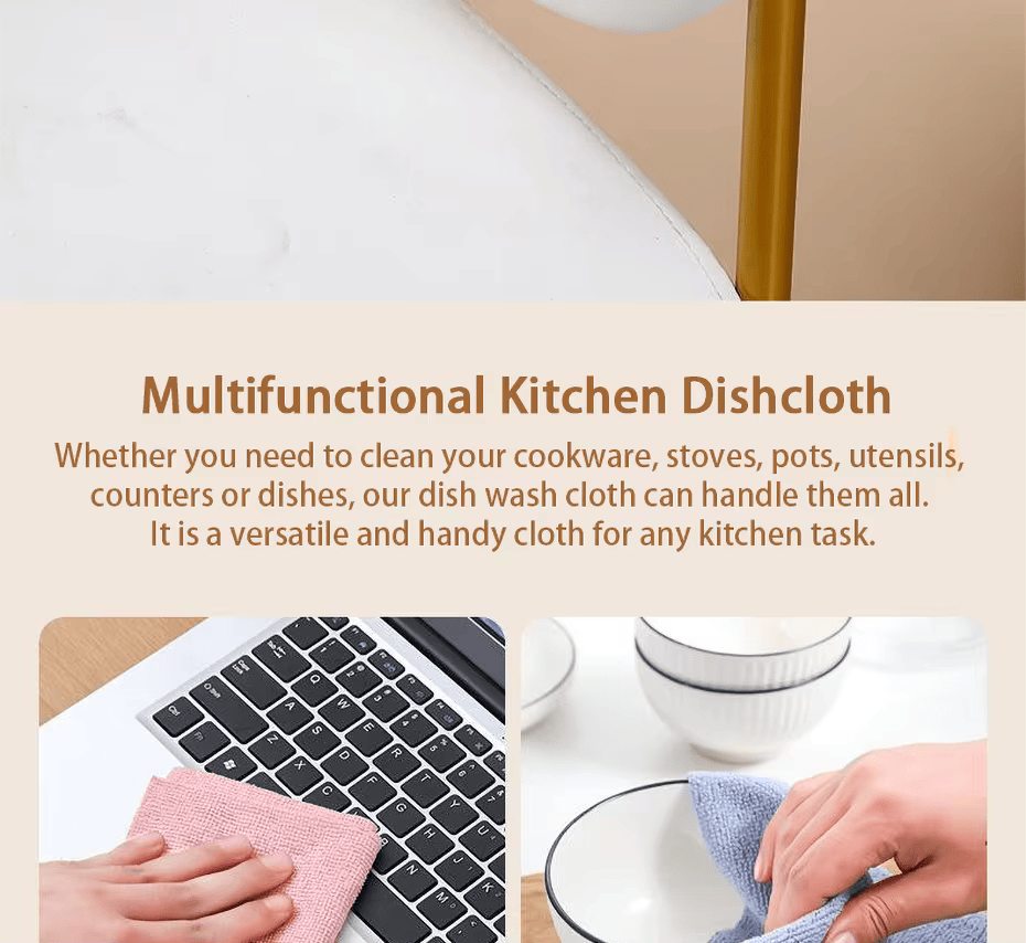 Disposable Lint-Free Kitchen Wipes – Oil-Free, Ultra-Fine Fiber