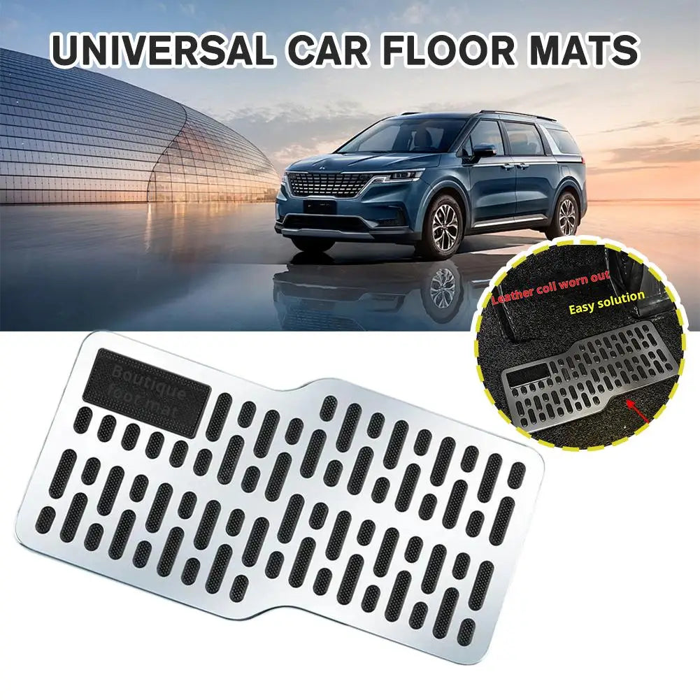 Stainless Steel Anti-Slip Car Floor Mats