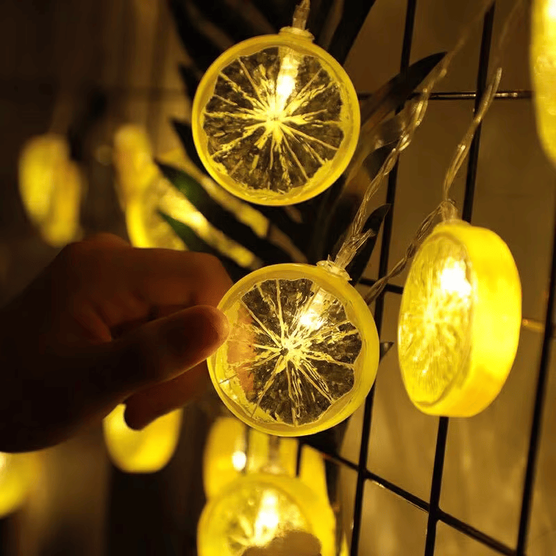 2023 USB Fruit Lemon LED String Lights