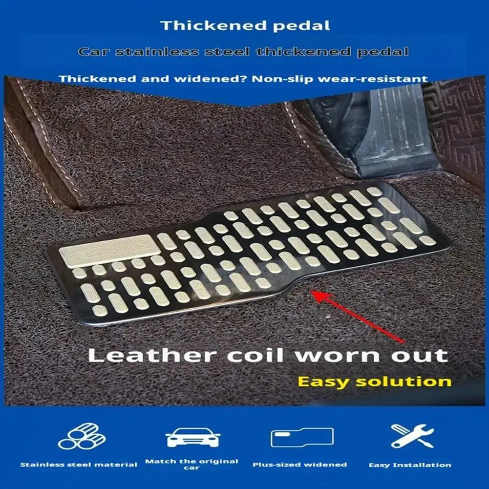 Stainless Steel Anti-Slip Car Floor Mats