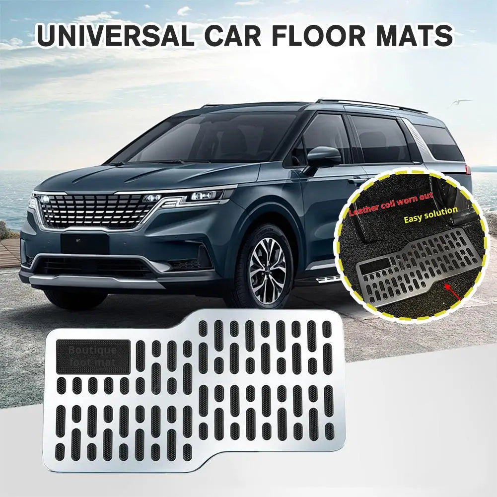 Stainless Steel Anti-Slip Car Floor Mats