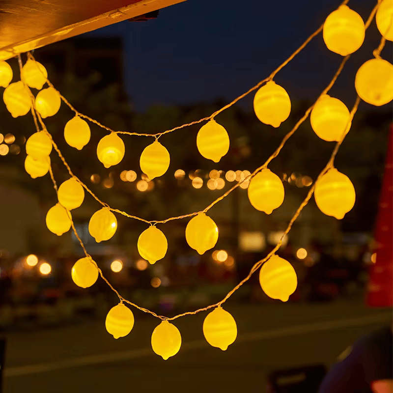 2023 USB Fruit Lemon LED String Lights