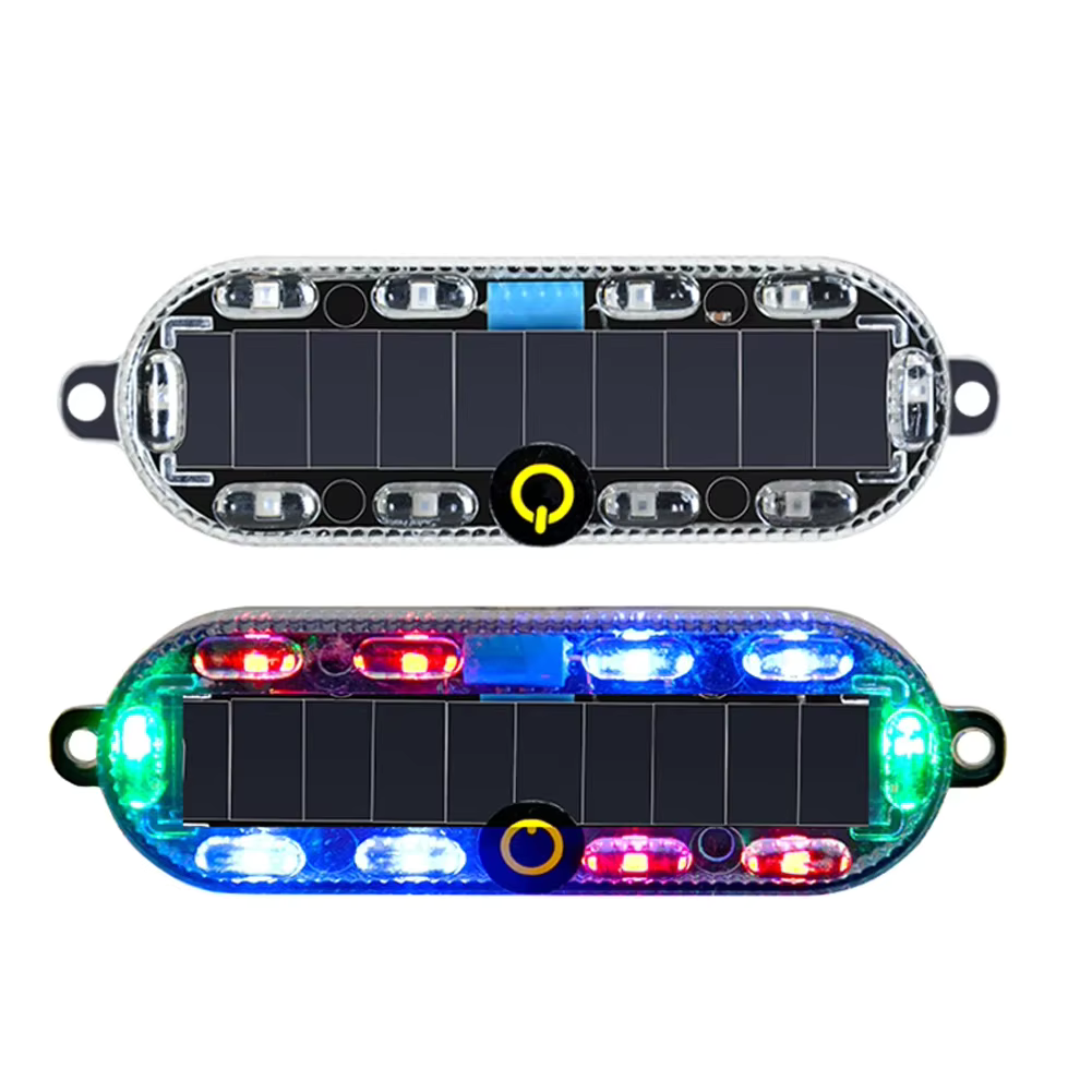 Solar-Powered LED Warning Tail Light