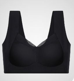 Women's Bra Large Size Sexy Yoga Sports Vest Style No Steel Ring Bra