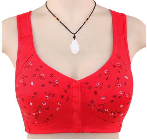 Large Size Floral Bra