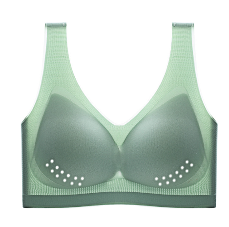 Women's Bra Big Breasts One-Piece Ultra-Thin Without Steel Ring