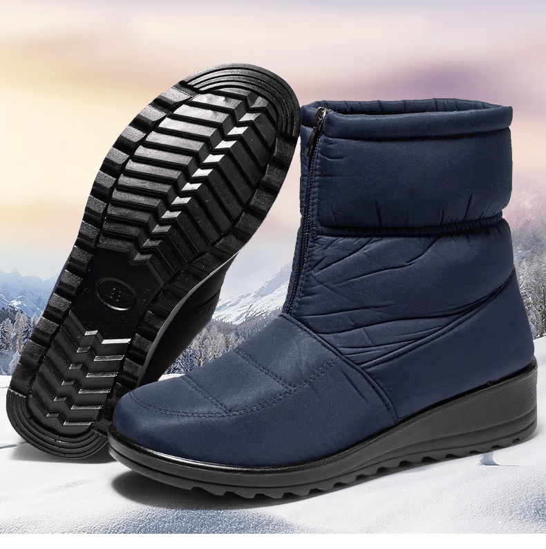 Cozy Waterproof Winter Boots With Side Zipper