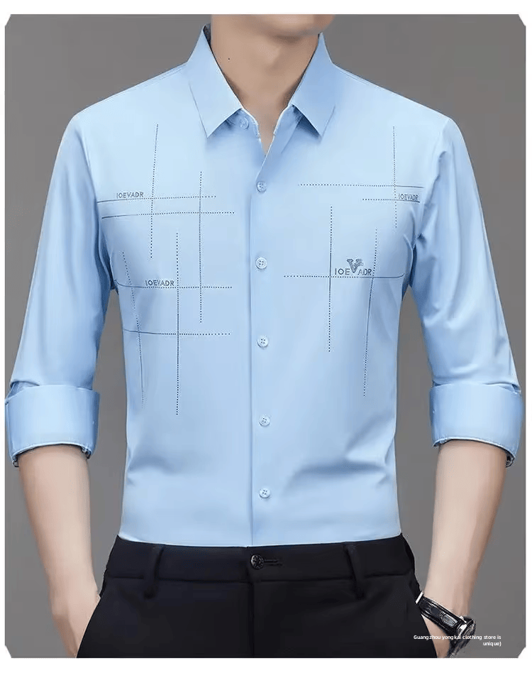 GentClassic - Men's Breathable Ice-Silk Stretch Shirt